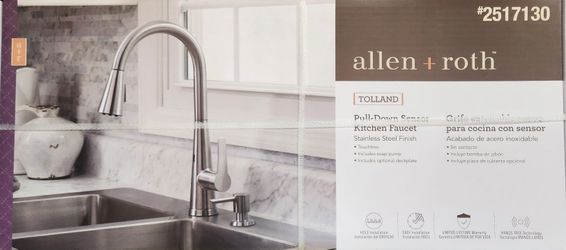 Allen Roth Pull- Down Sensor Kitchen Faucet