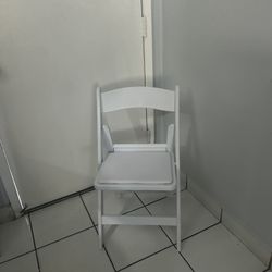 White Resin Chairs