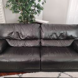 Simon Li Longhorn Blackberry Power Reclining Sofa