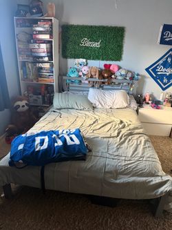 Full size bed and frame
