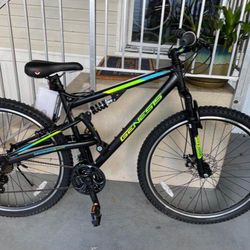 New Genesis Mountain Bike 29” Dual Suspension, 21-speed, Aluminium Frame