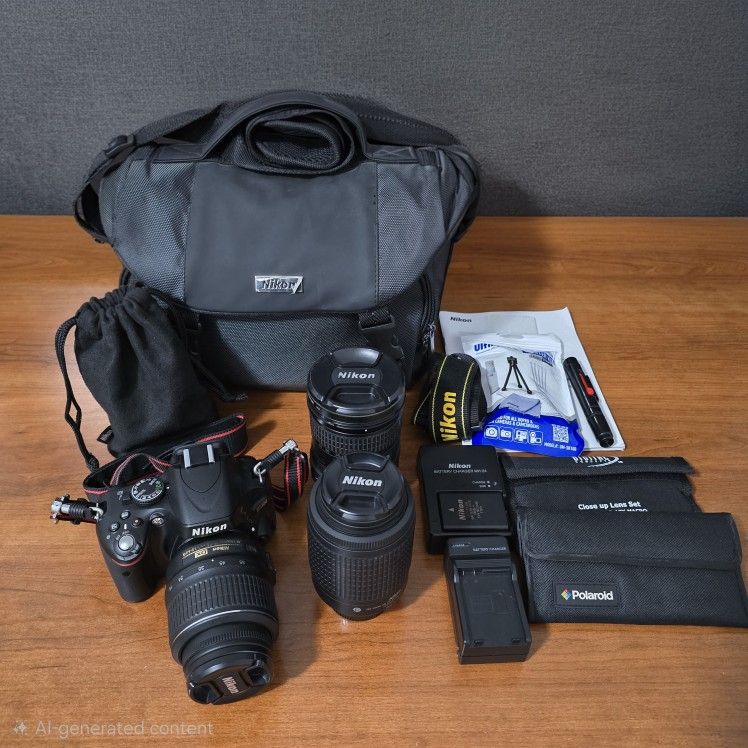 Nikon D5100 DSLR Camera Bundle