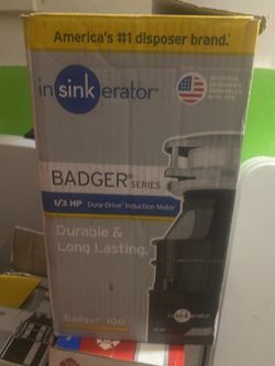 Badger 1/3 Horsepower Garage Disposal