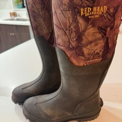 Red  Head Waterproof Rubber Boots Size 6