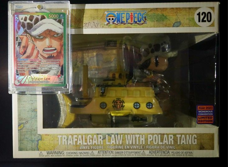 TRAFALGAR LAW
ALT ART Card And Funko Pop Limited Edition From 2023