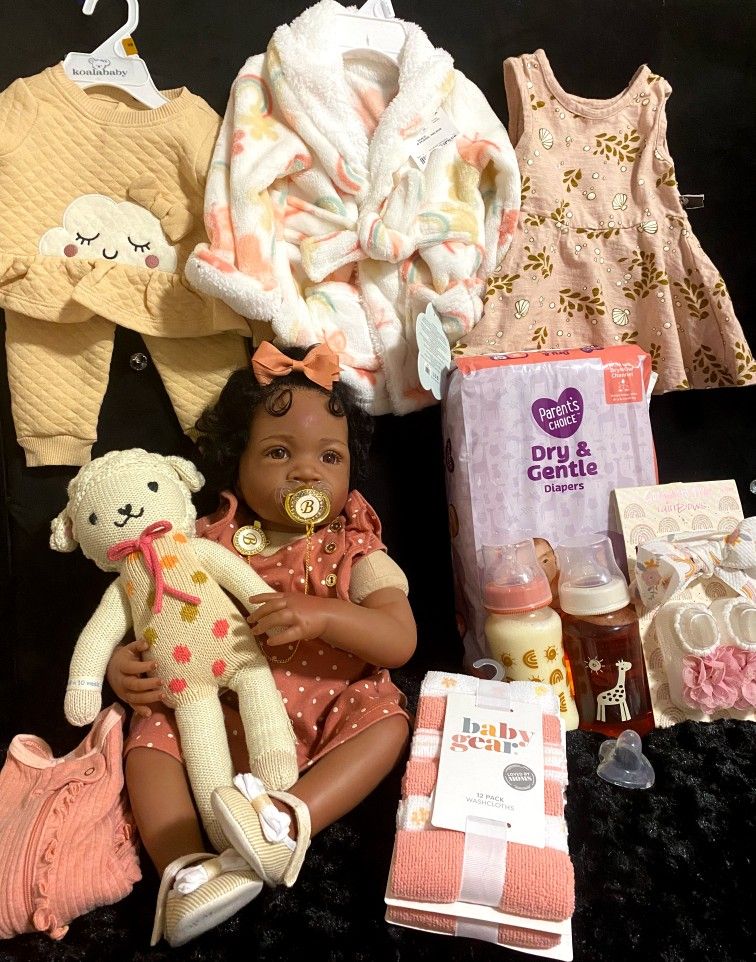 Mommy's Little Sunflower Reborn Baby Bundle