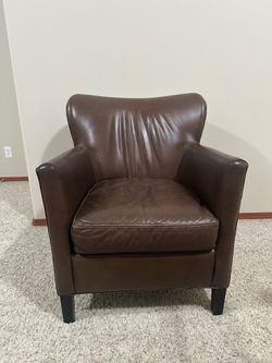 PENDING- Leather Chair