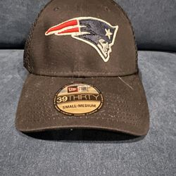 New Blue Adult Small/Medium New England Patriots Cap/Hat