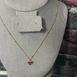 gold plated 18 inches necklace tarnish free