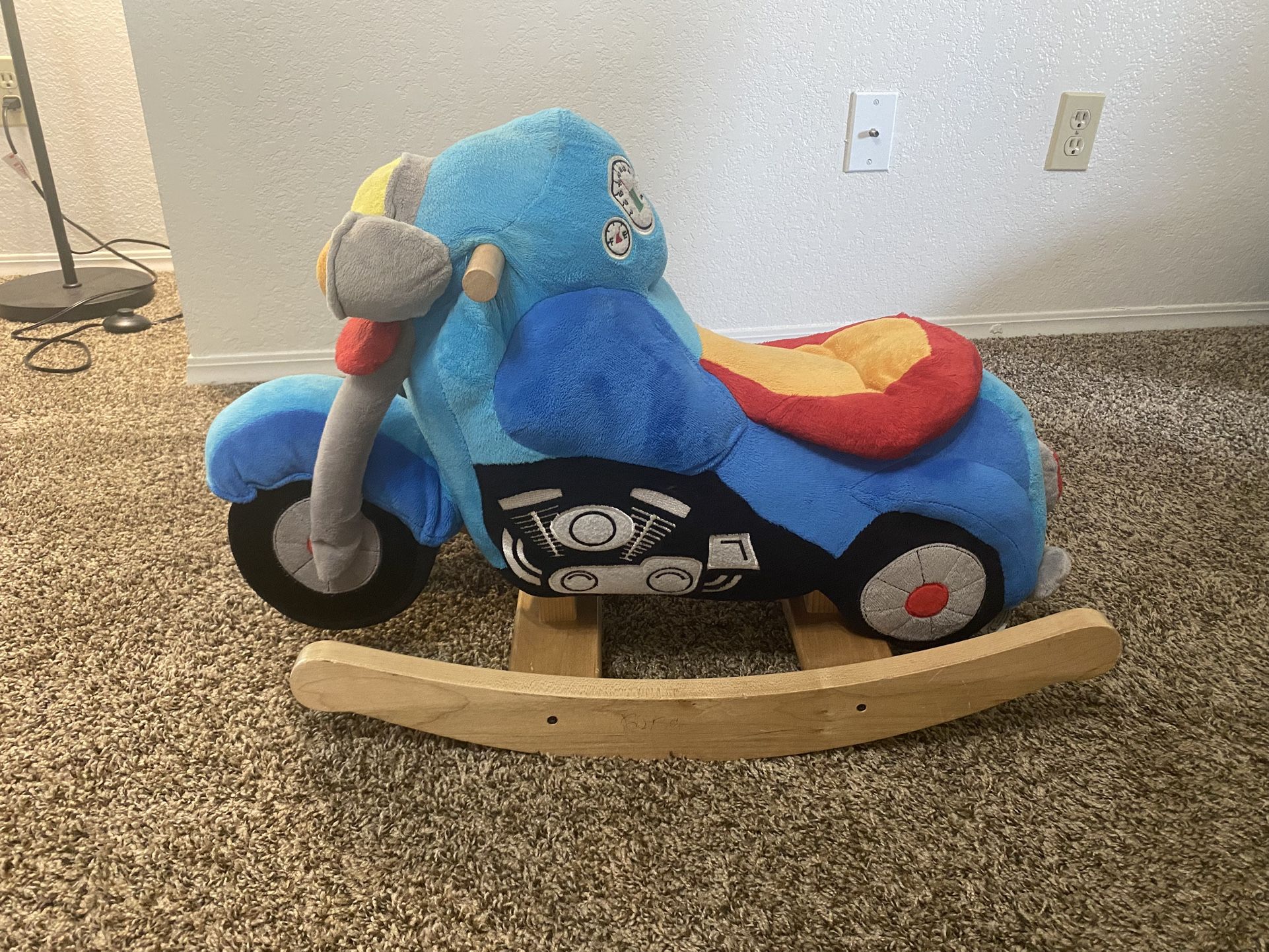 Plush Motorcycle Rocker