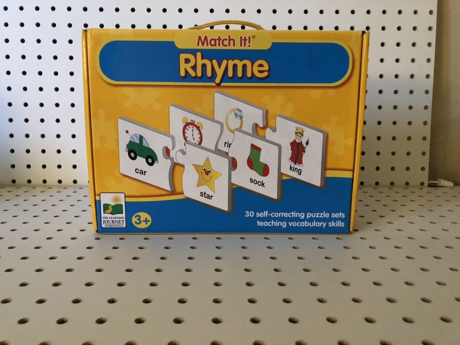 Match it rhyme kids game