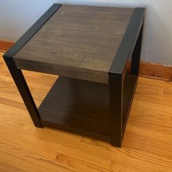 Wooden End Table 