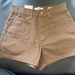 NWT Cotton On Brown Denim Women's Shorts size 6