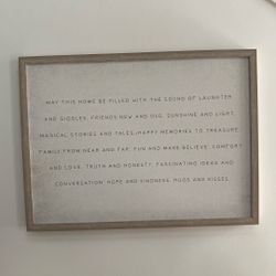 May This Home Be Filled With…