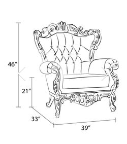 Outdoor/ indoor armchair