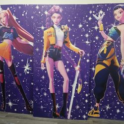 K-Pop Demon Hunters Foam Boards