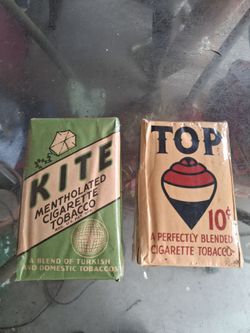 Tobacco Rolling Antique Vintage Preserved packaging 2 packs