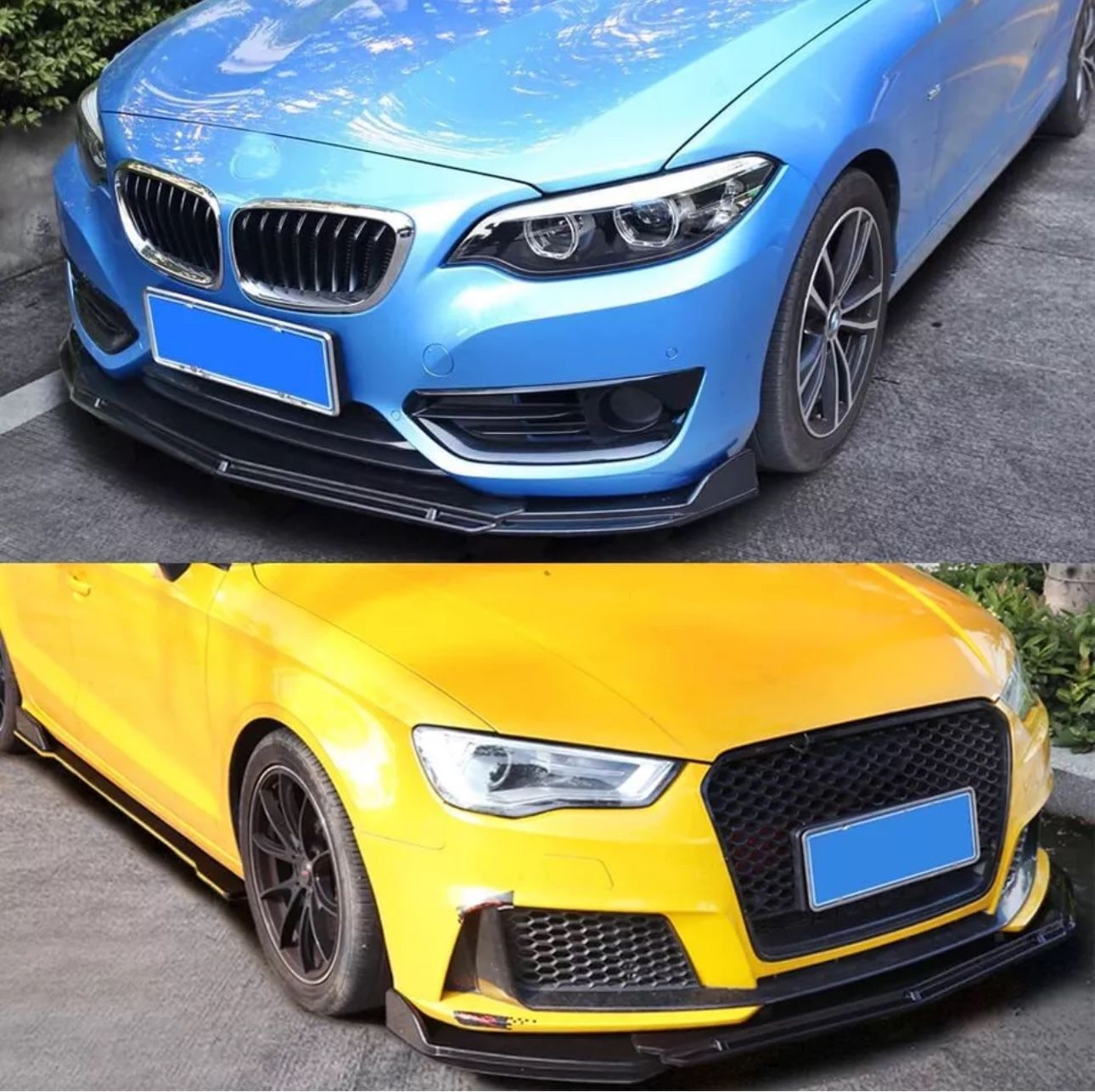 Front Bumper Lip Splitter Diffuser Body Kit