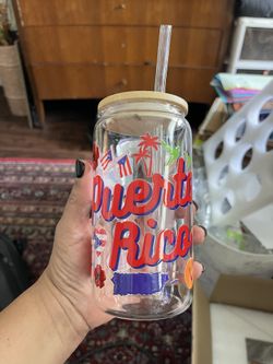 Cups Glass Puerto Rico 