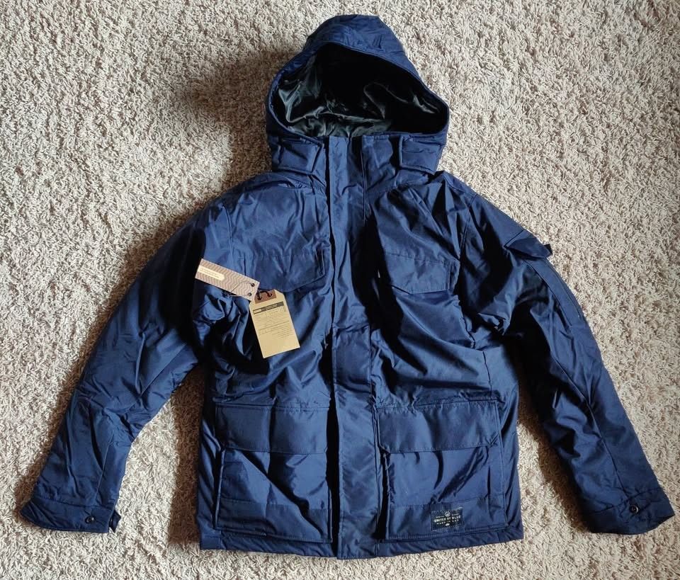 Men's Medium United By Blue Bison Fur Winter Jacket Coat 