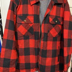 Mens  Plaid Jacket Sz XL