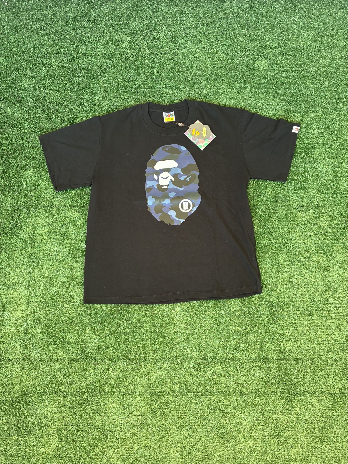 Black And Blue Bape Shirt