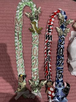 Custom graduation leis