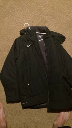 Nike hooded winter storm fit coat