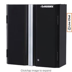 Husky 28 Inch Steel Wall Cabinet – Heavy Duty Garage Organizer