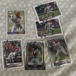 Jo Adell RC Lot Bowman Topps Angels