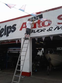 Sign painting...contact for details.