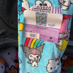 Hello Kitty Blue Blanket