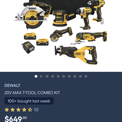 Dewalt power tools