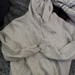 Light Gray Pull Over Hoodie 