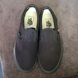 Brand New Black Vans Slip On