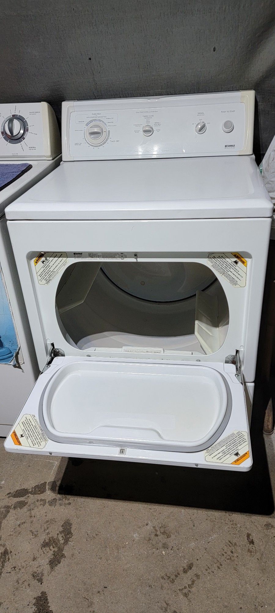 Secadora De Gas Kenmore Heavy Duty Con Garantía Lusiendo Y Trabajando Exelente $250