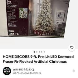 9ft Christmas Tree With LED Attached