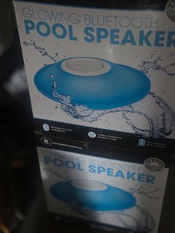 Glowing Bluetooth  pool speakers