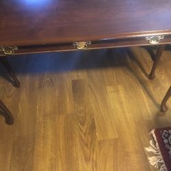 Sofa Table  Queen  Ann Style  64 inches  Long 27 inches Tall  18 Deep 