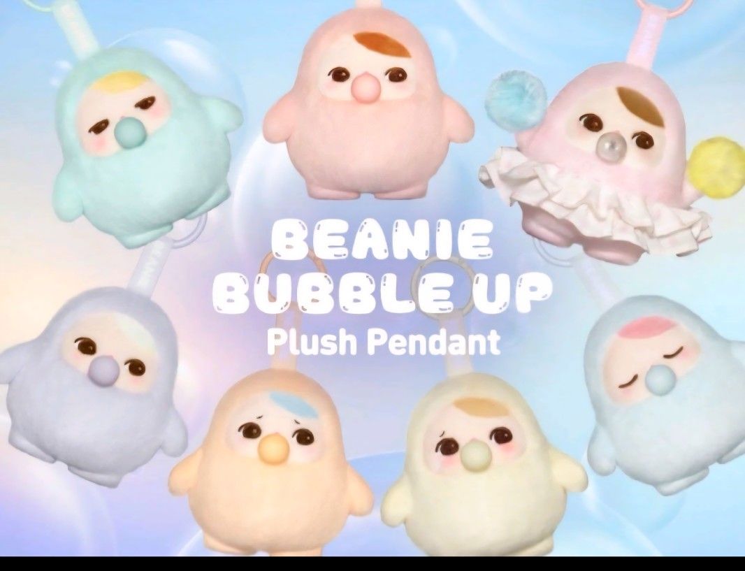 Pucky Beanie Bubble Up Plush Pendant