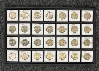 90% Silver Franklin Half Dollars