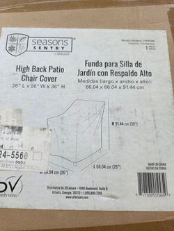 4 seasons low and high patio chair cover