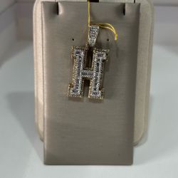 10kt “H” Diamond Pendant 11.3 Grams 1.51ctw