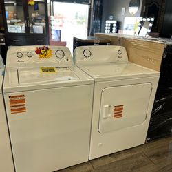 Amana Washer & Dryer Read Description (Take It Home In Payments/Llevalo A Casa En Pagos)