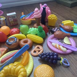 Juguetes Plásticos Veguetales Y Utensilios De Cosina Para Ñoñas