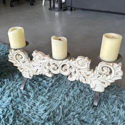 Candle Holder + Candles