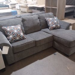 Charcoal Sectional With Pull Out Queen Bed ( Ask For Jose)