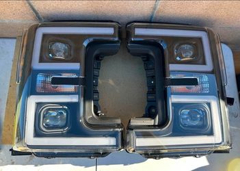 17-19 Ford F-250 / F-350 / F-450 / F-550 Headlights Faros Calaveras Micas Luces Lamps