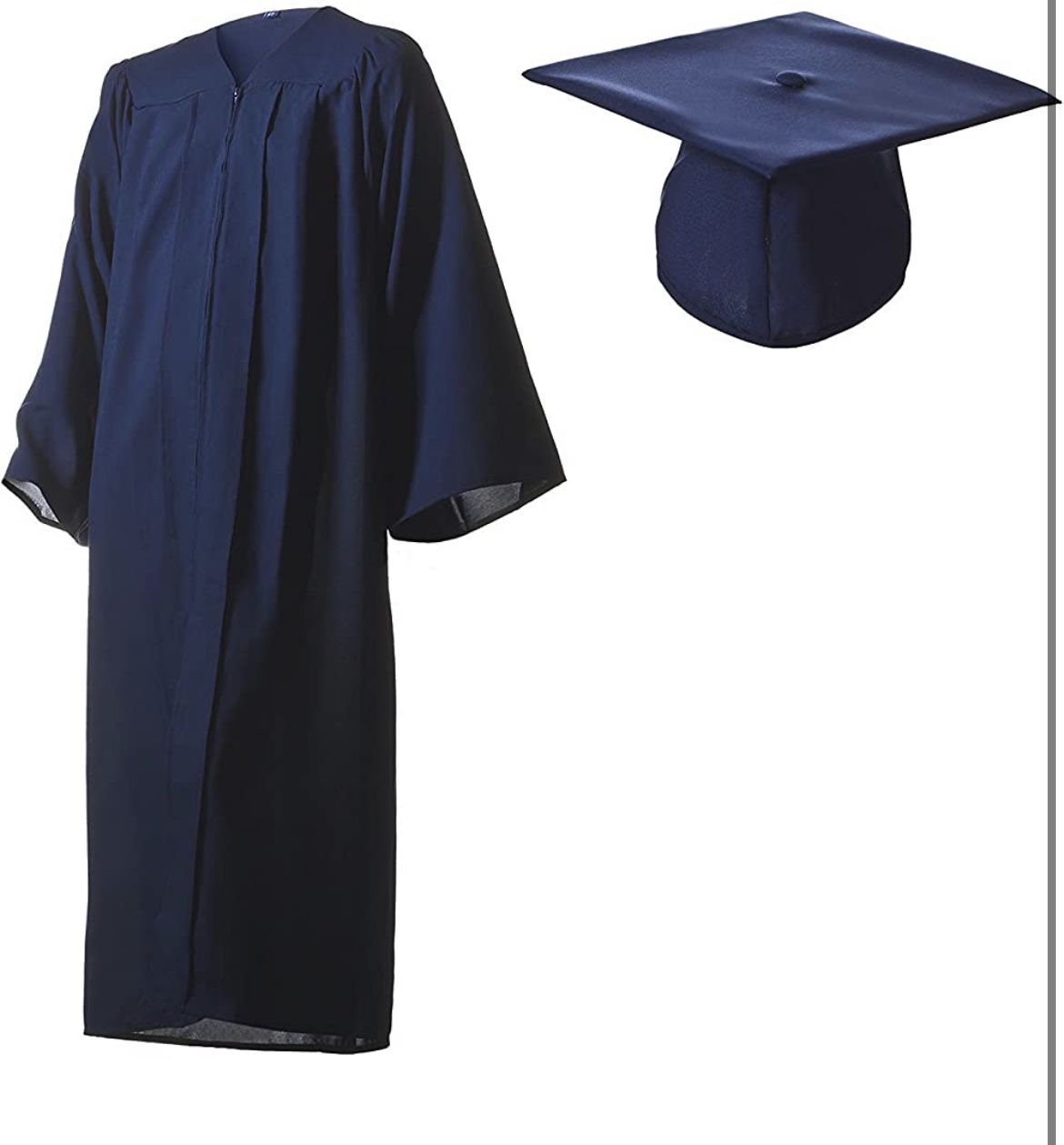 Navy Blue Cap and Gown