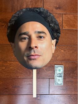 Giant Memo Ochoa Mexican Goalie Head on a Stick